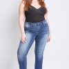Women's Plus Mid Rise Premium Stitch Bootcut Jeans