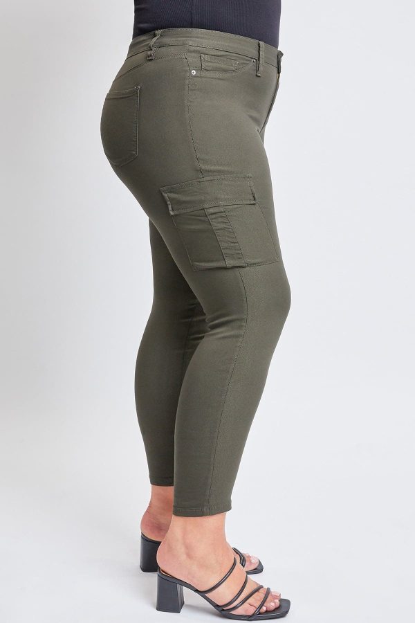 Women's Plus Hyperstretch Skinny Cargo Pants - Image 4