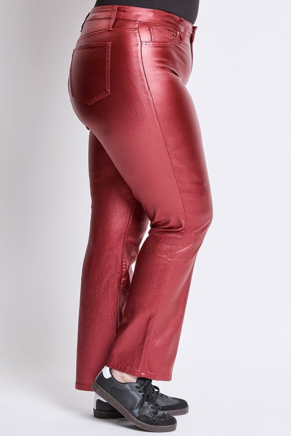 Women's Plus Hyperstretch Straight Leg Metallic Pant - Image 4