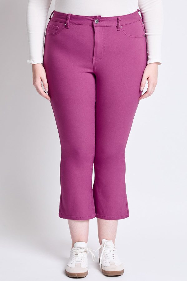 Women's Plus Hyperstretch Cropped Kick Flare Pants - Image 2