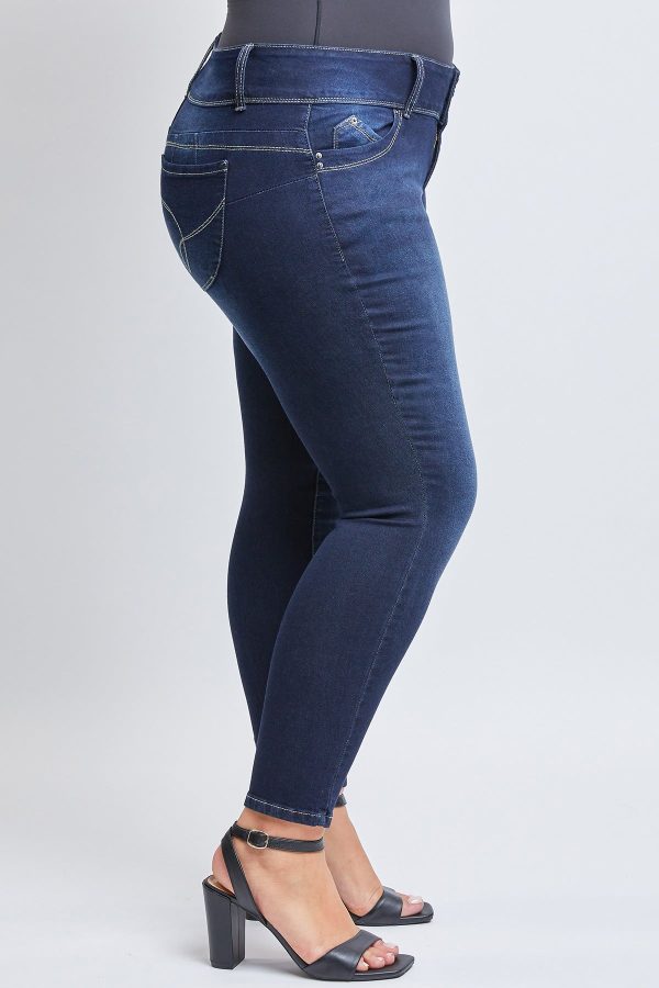 Women's Plus WannaBettaButt Skinny Jeans - Image 3