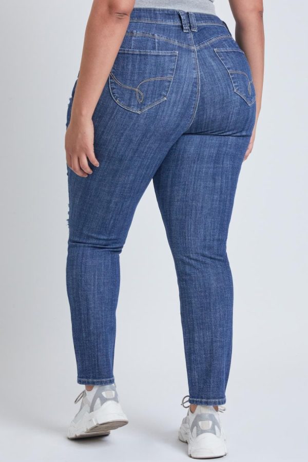 Women's Plus WannaBettaButt Skinny Jeans - Image 4
