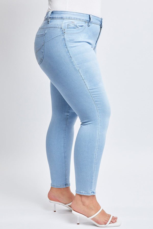Women's Plus Sustainable WannaBettaButt Skinny Jeans - Image 4