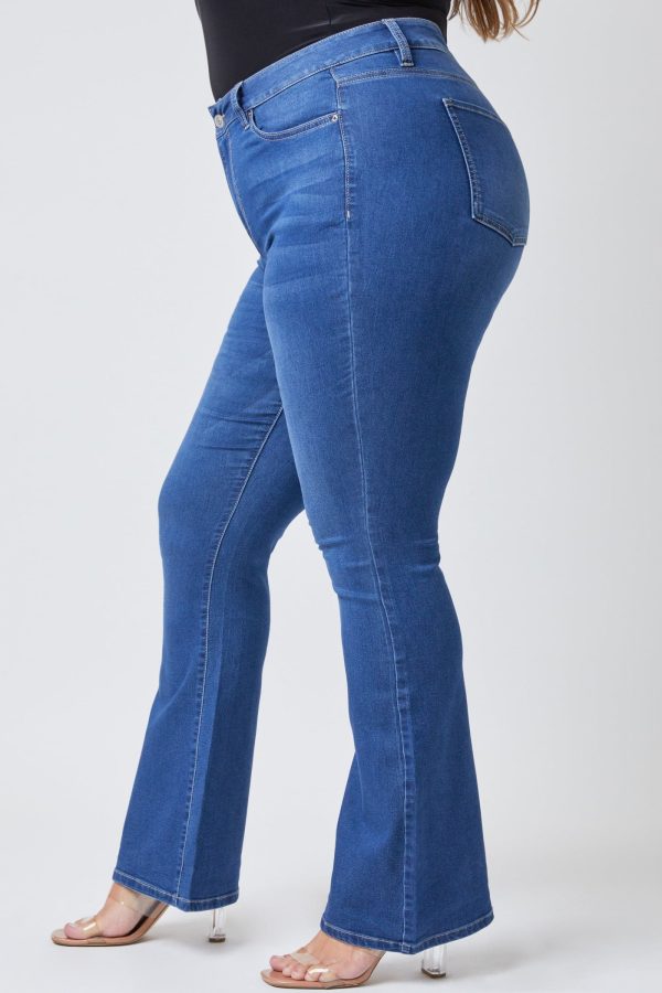 Women's Plus Essential HyperDenim Flare Jeans - Image 3