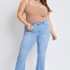 Women's Plus Size Basic Flare Jeans