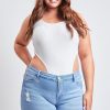 Women's Plus Curvy Fit Ultra  Cuffed Shorts